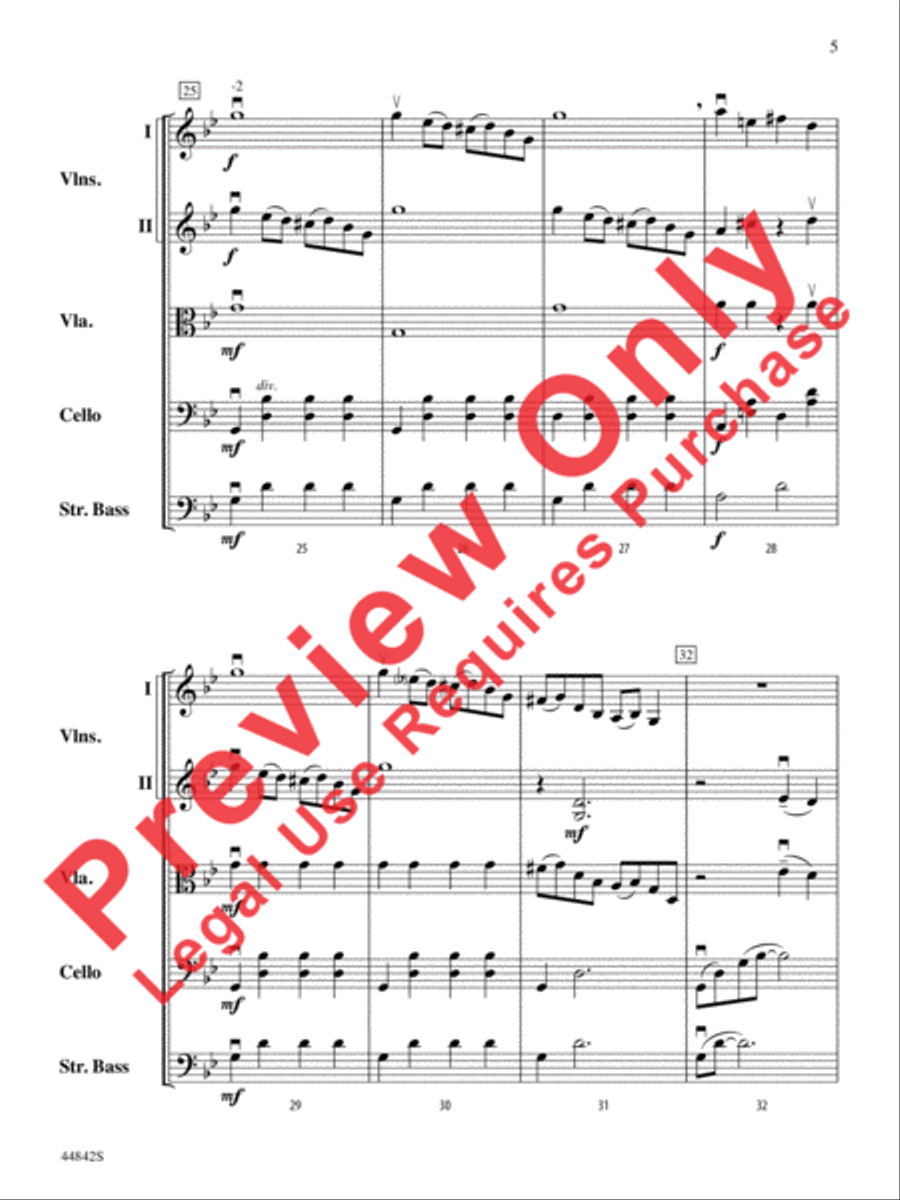 Russian Fantasy Russian Fantasy String Orchestra scores gallery preview page 18