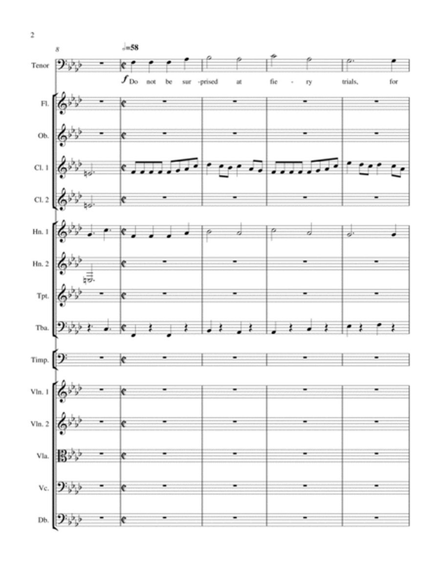 Firm in the Faith - for tenor solo and orchestra - Part 1 of 2 (piano version and individ. parts are