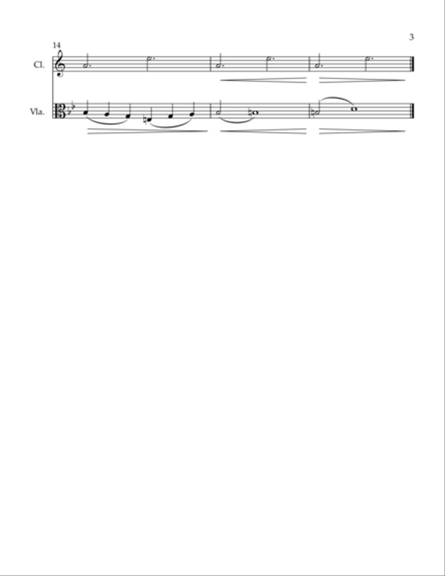The Fallen Soldier The Fallen Soldier B-Flat Clarinet scores gallery preview page 3