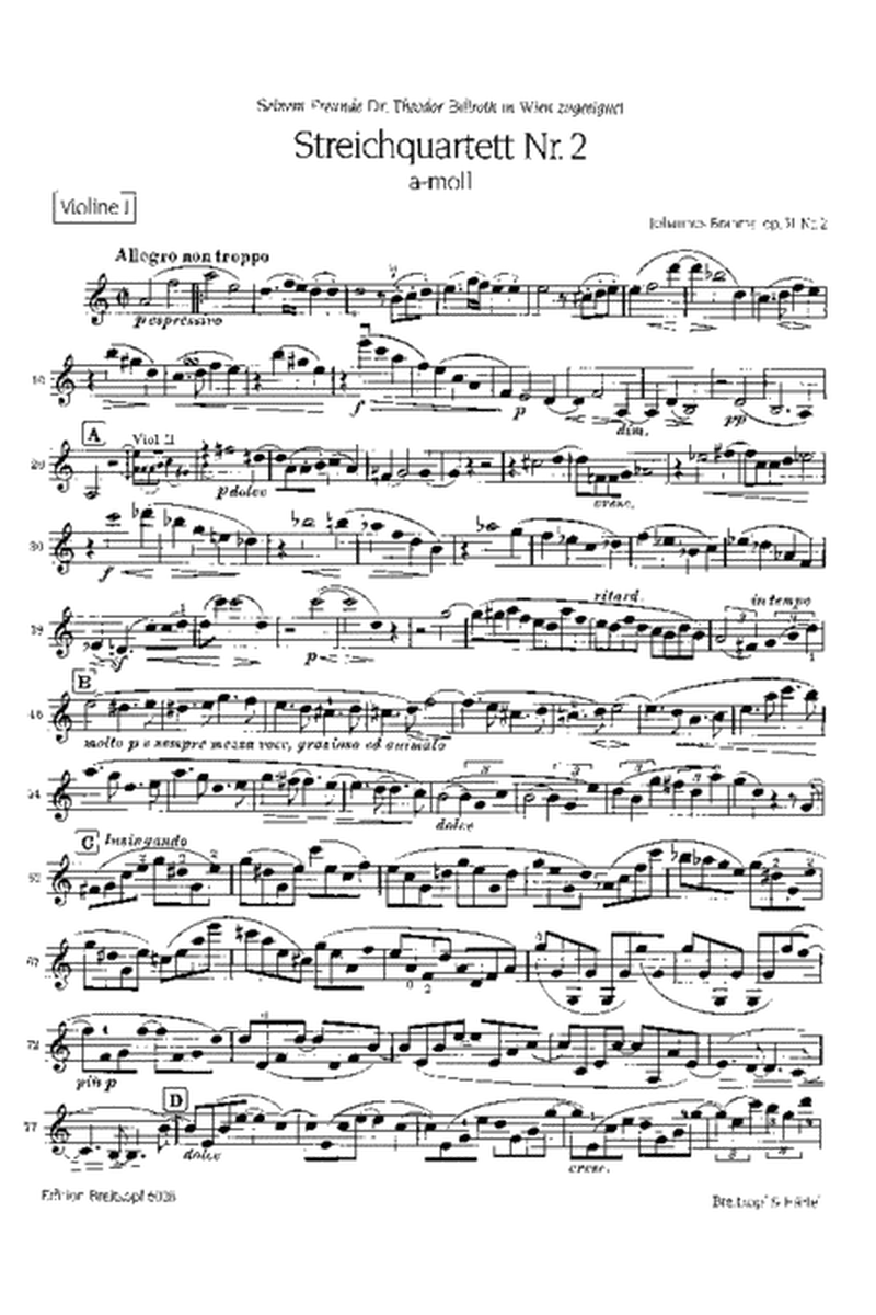String Quartet No. 2 in A minor Op. 51/2