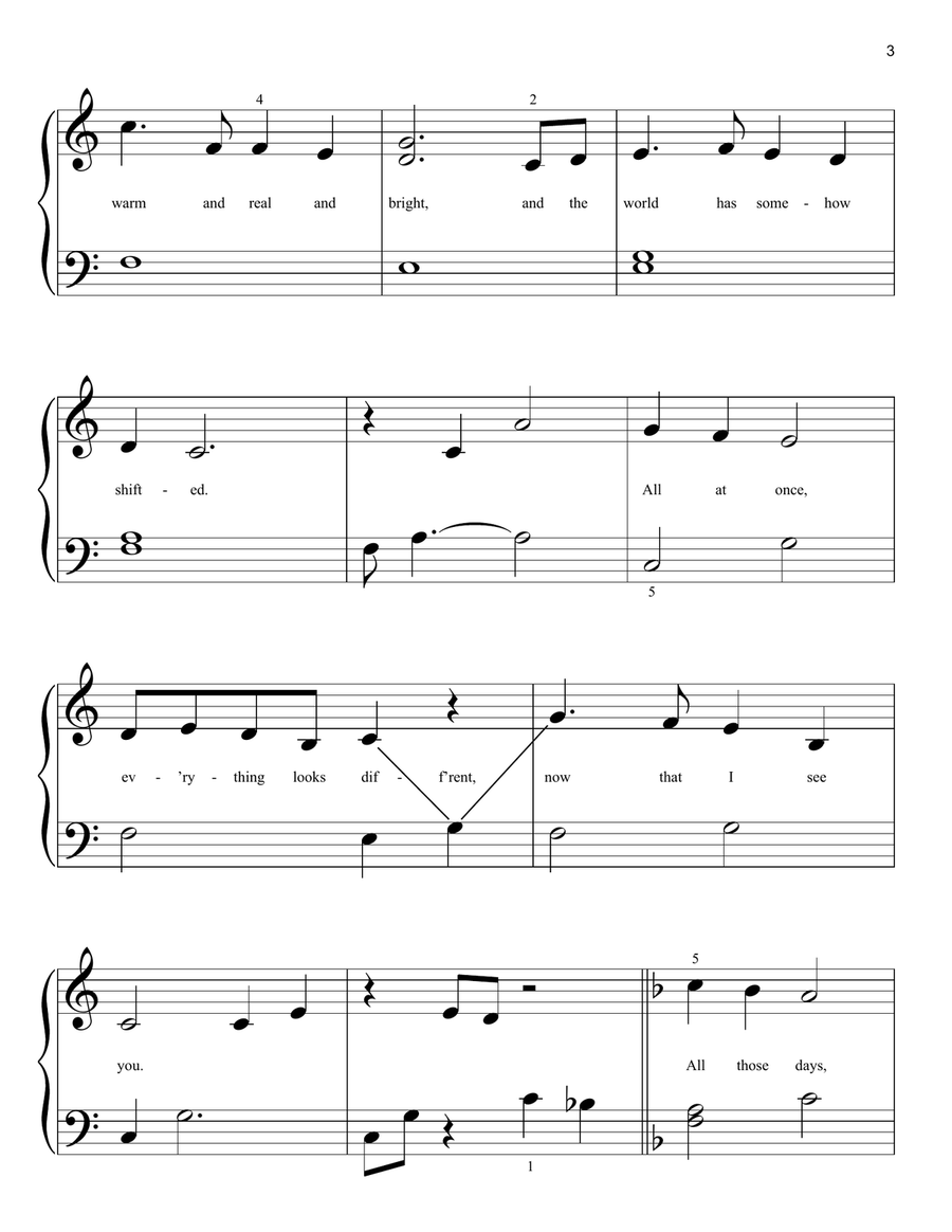 I See The Light (from Tangled) I See The Light (from Tangled) Easy Piano scores gallery preview page 3