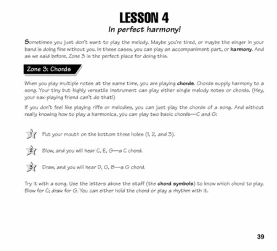FastTrack Mini Harmonica Method Book 1 Harmonica scores gallery preview page 9