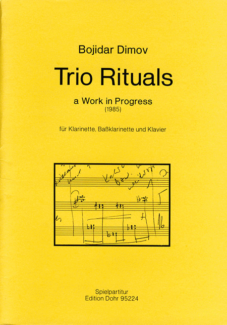 Trio Rituals für Klarinette, Bassklarinette und Klavier (1985) -a work in progress-
