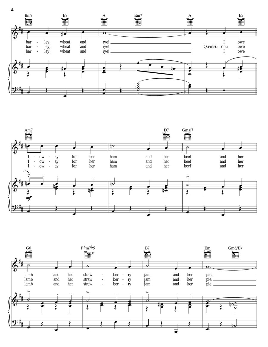 All I Owe Ioway All I Owe Ioway Piano, Vocal, Guitar scores gallery preview page 4