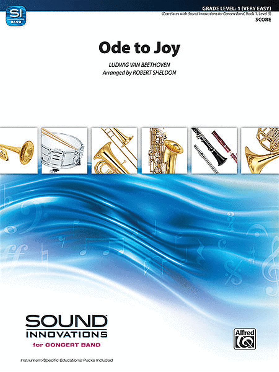 Ode to Joy Concert Band scores gallery preview page 1