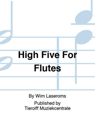 Book cover for High Five For Flutes