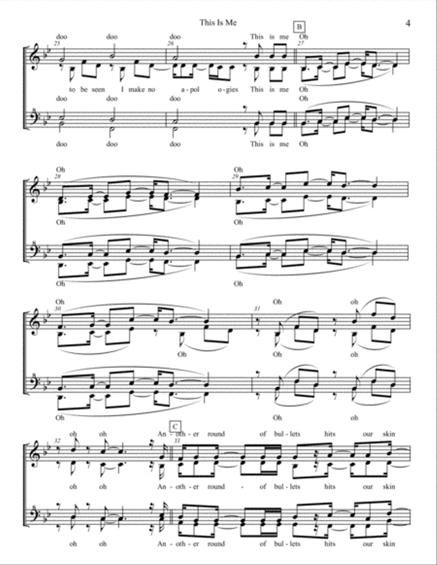 This Is Me SSAA scores gallery preview page 4