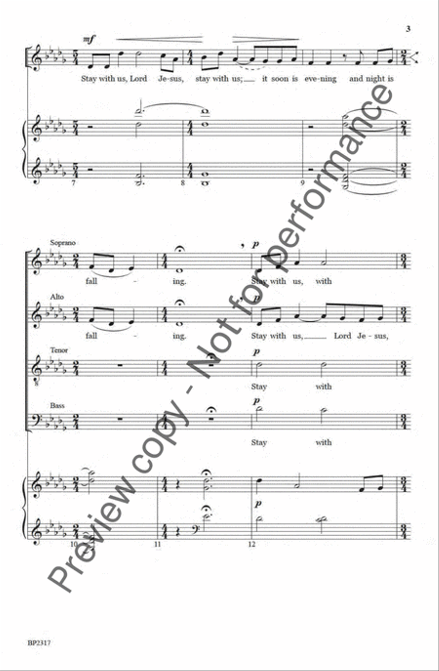 Stay With Us 4-Part scores gallery preview page 3