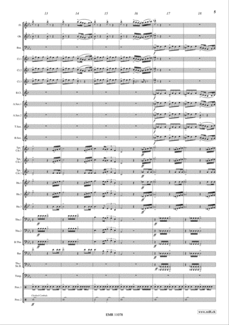 Prelude For An Eternal Friendship Concert Band scores gallery preview page 6