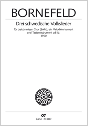 Book cover for Drei schwedische Volkslieder