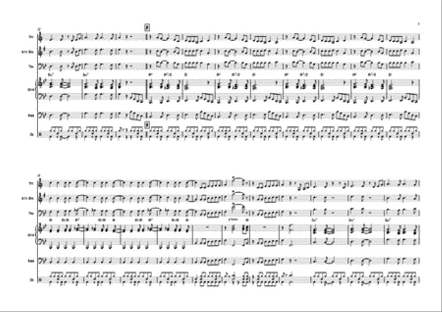 Mercy, Mercy, Mercy Mercy, Mercy, Mercy Small Ensemble scores gallery preview page 3