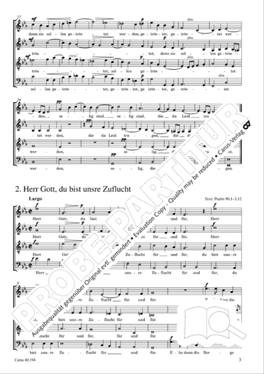 Liturgische Gesange (Totensonntag) Score scores gallery preview page 4