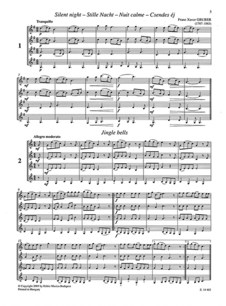 Klarinettenquartette für Anfänger für 4 Klarinet