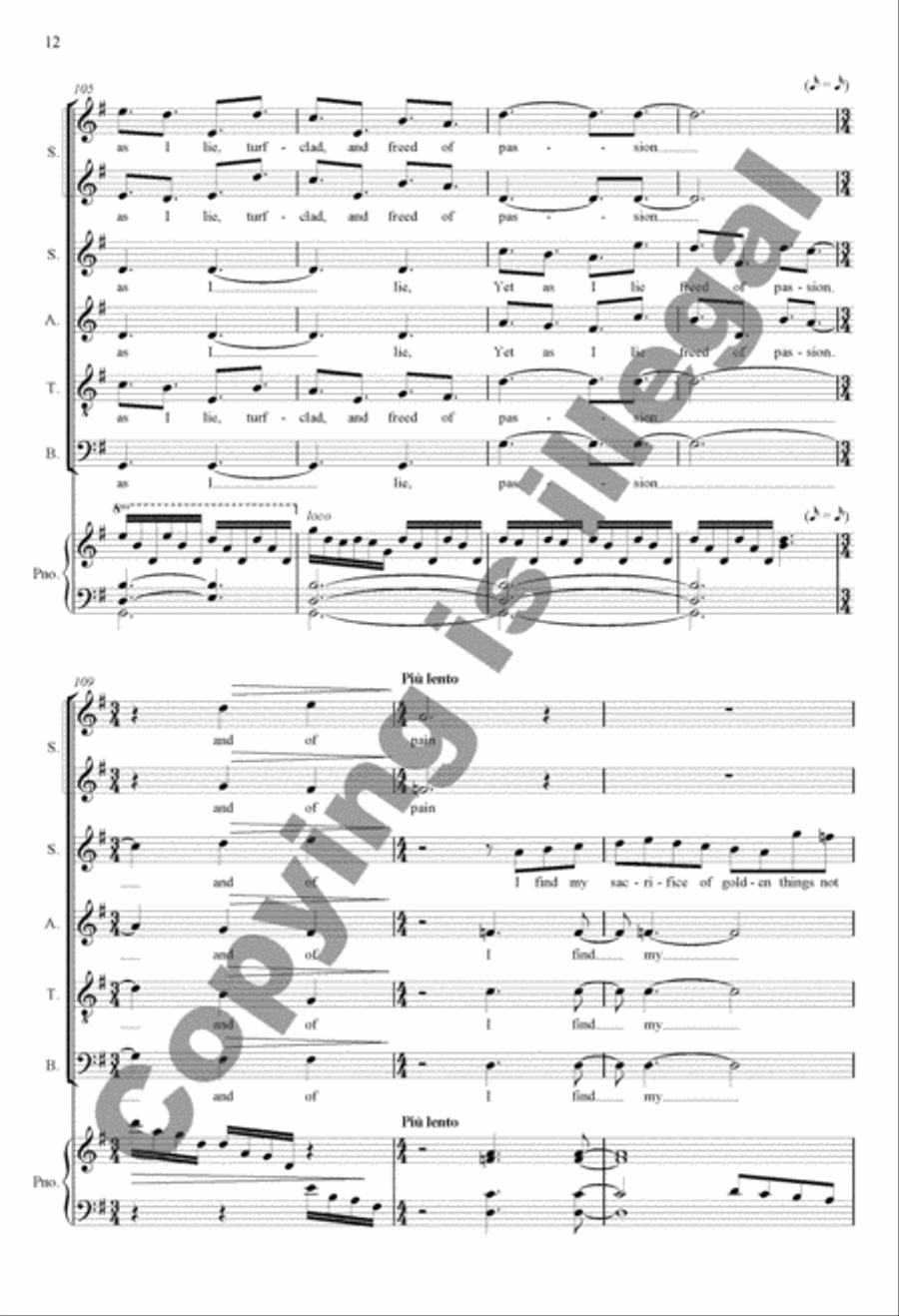 They Were Not Here They Were Not Here 4-Part scores gallery preview page 10