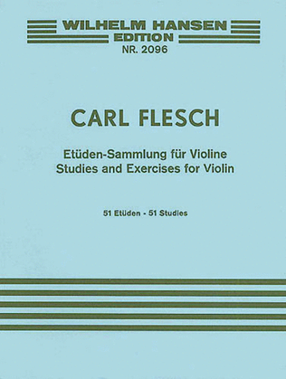 Carl Flesch: Studies And Exercises For Violin Solo - Volume 1