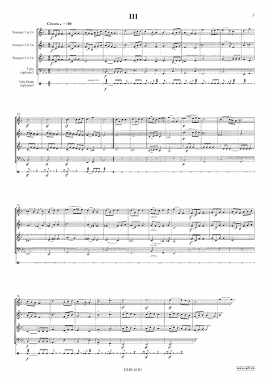 Royal Trumpet Music Royal Trumpet Music Trumpet Trio scores gallery preview page 5