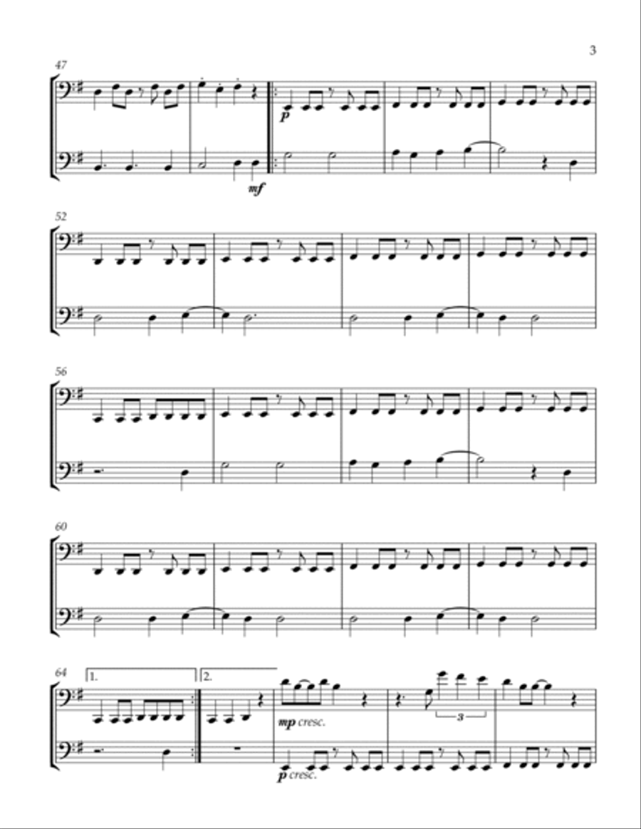 Sober Up String Duet scores gallery preview page 4