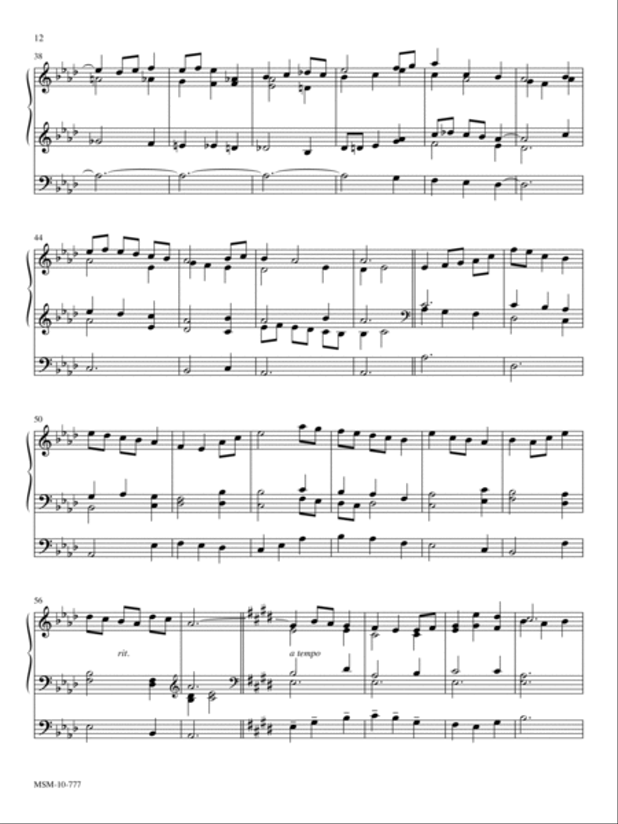 Be Thou My Vision Organ scores gallery preview page 3