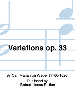 Book cover for Variations Op. 33