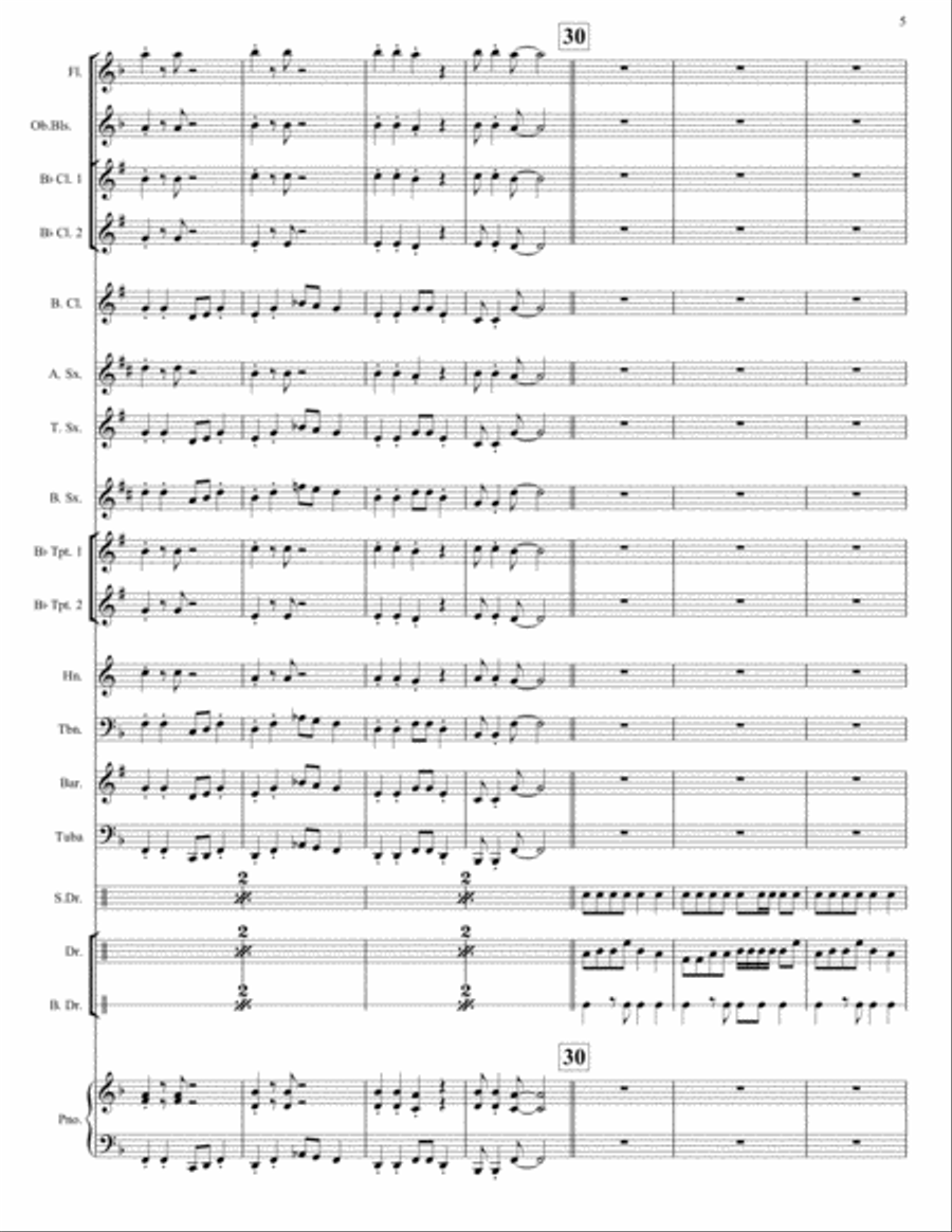 The Gospel of St. Cool The Gospel of St. Cool Concert Band scores gallery preview page 6