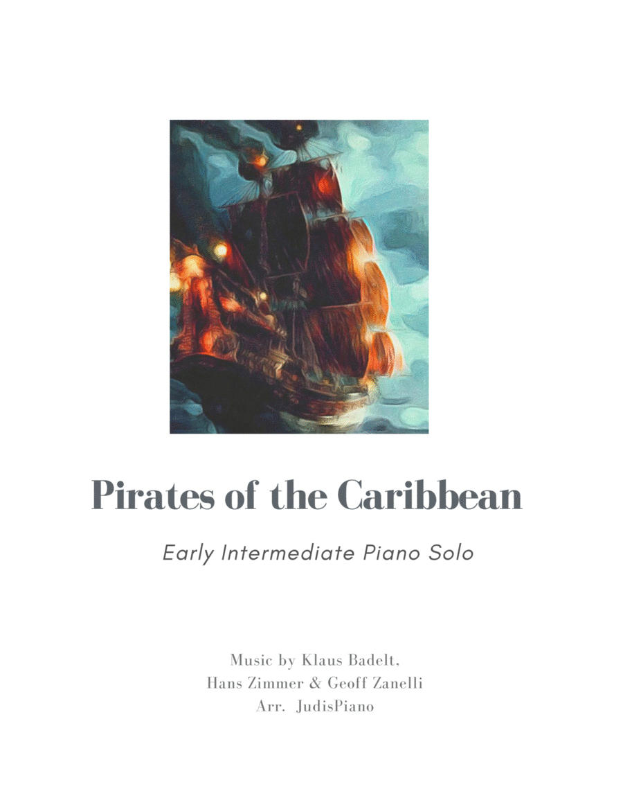 Pirates Of The Caribbean Piano Solo scores gallery preview page 1