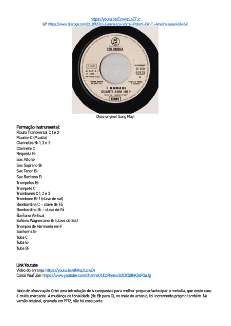Soleado (Le rose blu) Concert Band scores gallery preview page 2