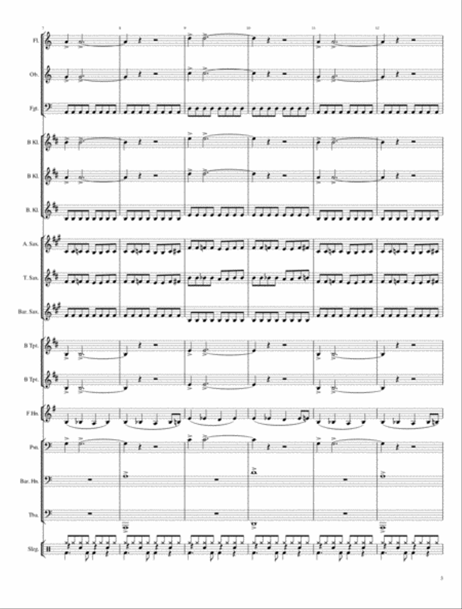 Batman Theme Batman Theme Concert Band scores gallery preview page 3