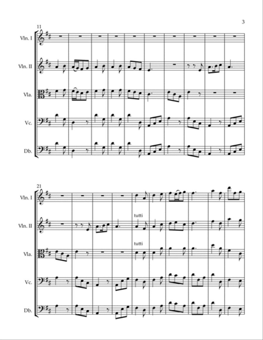 Alceste Triumph Chorus Choir scores gallery preview page 3