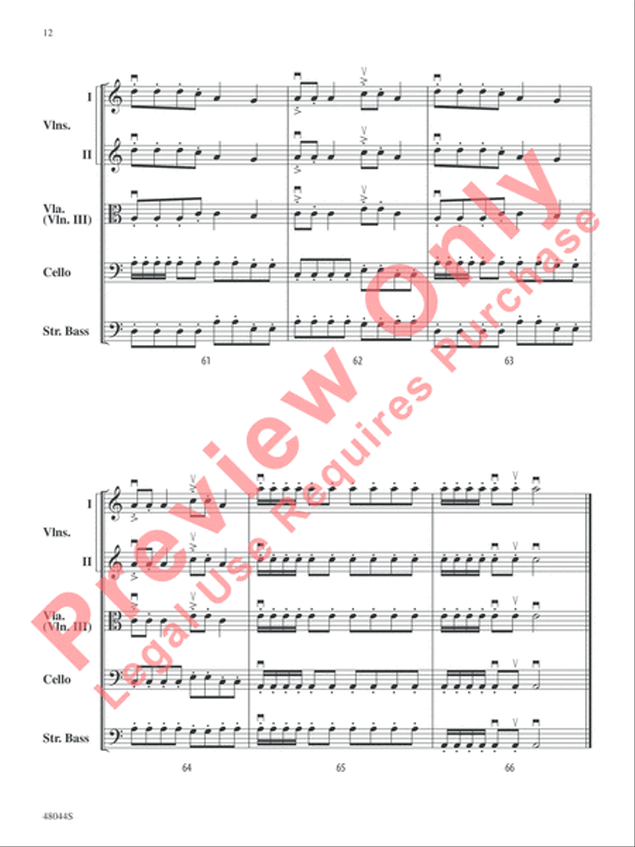 The Ascent String Orchestra scores gallery preview page 13