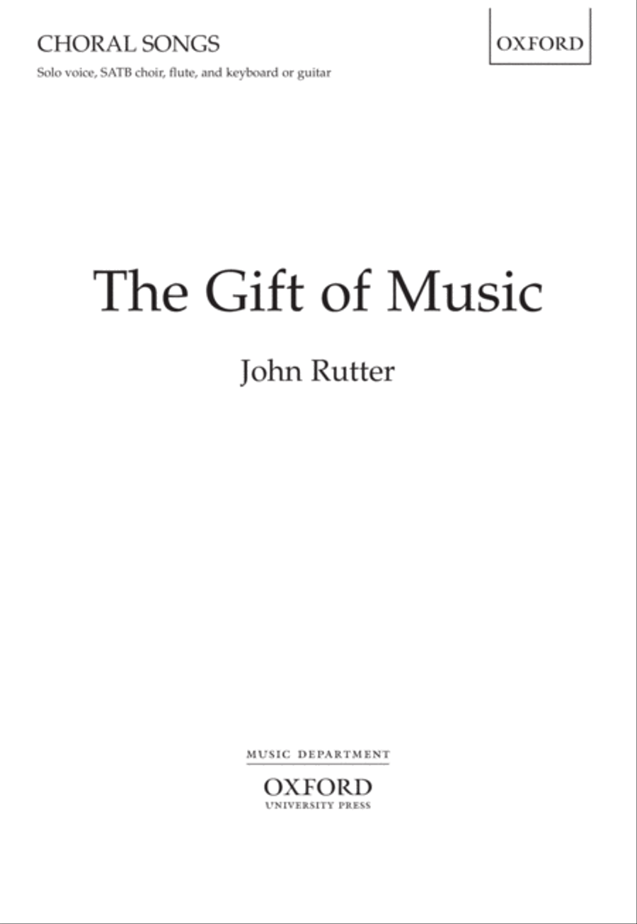 The Gift of Music The Gift of Music 4-Part scores gallery preview page 1