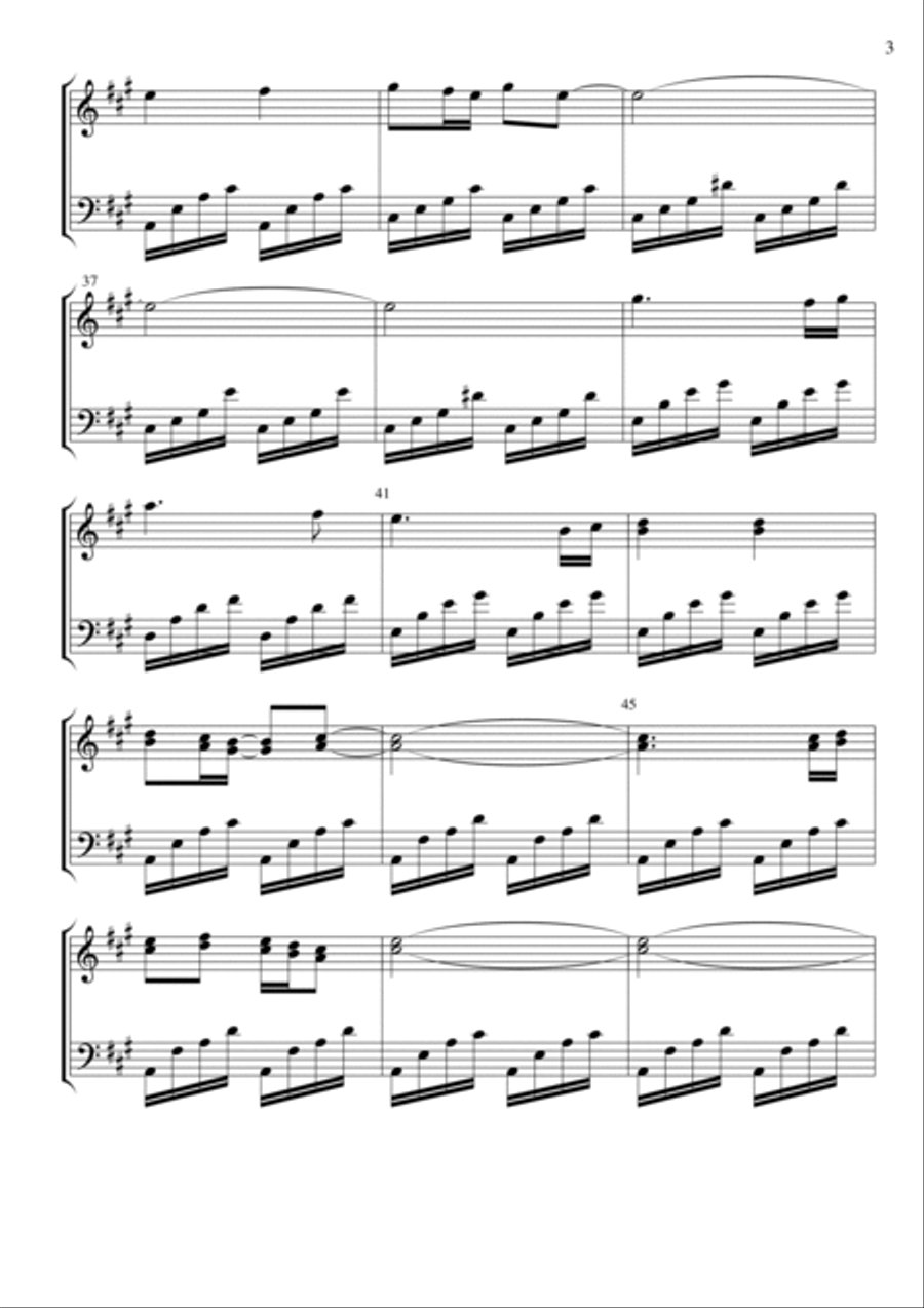 Chiquitita Chiquitita Piano Solo scores gallery preview page 3