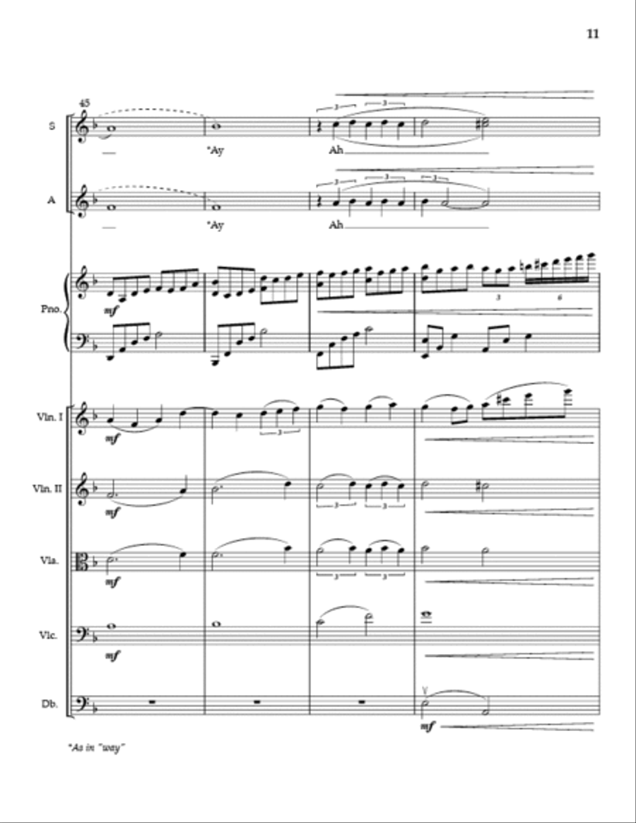 Flight (Full Score and Parts) SSA scores gallery preview page 10