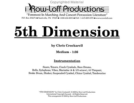 5th Dimension image number null