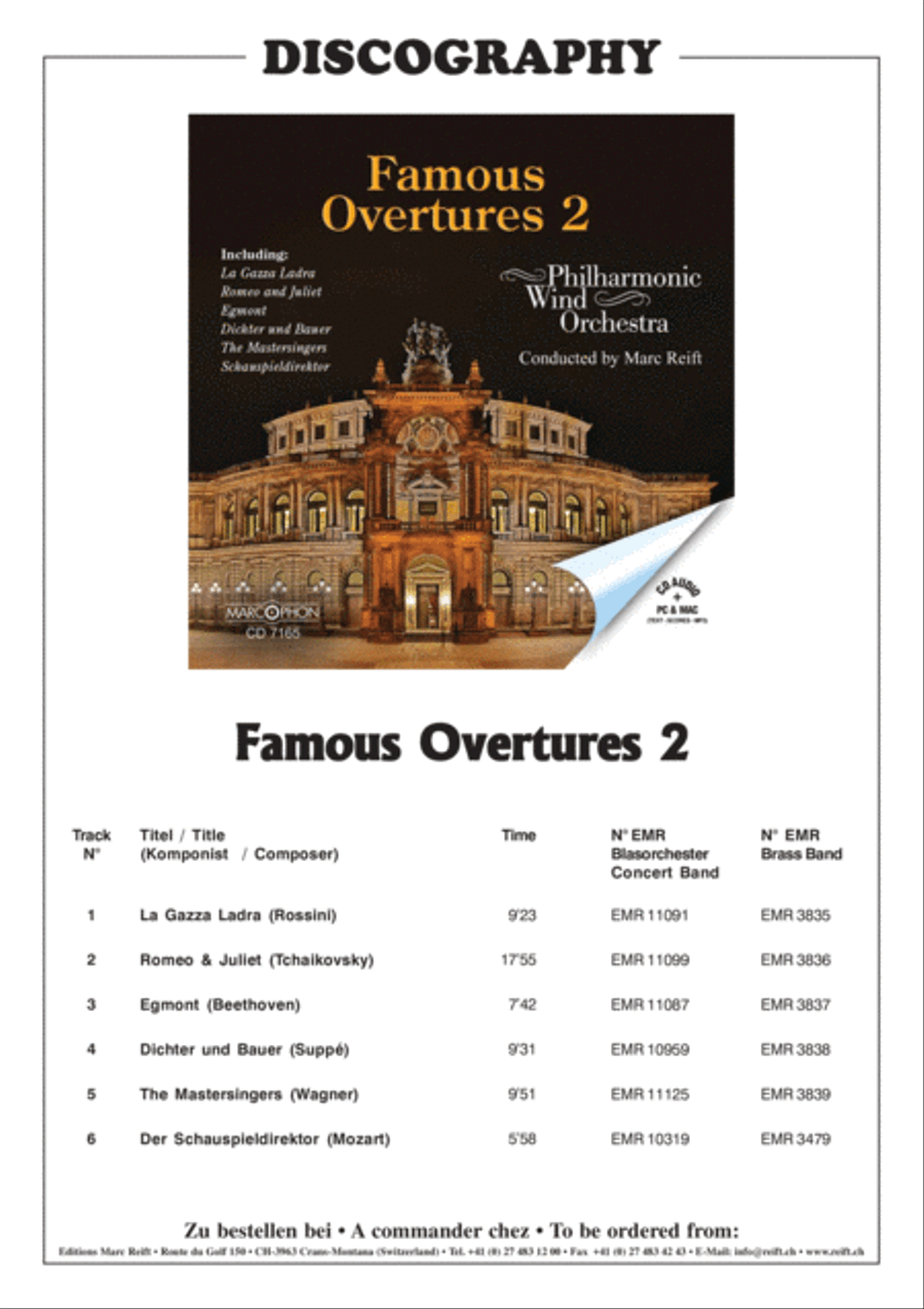 Dichter und Bauer Concert Band scores gallery preview page 3