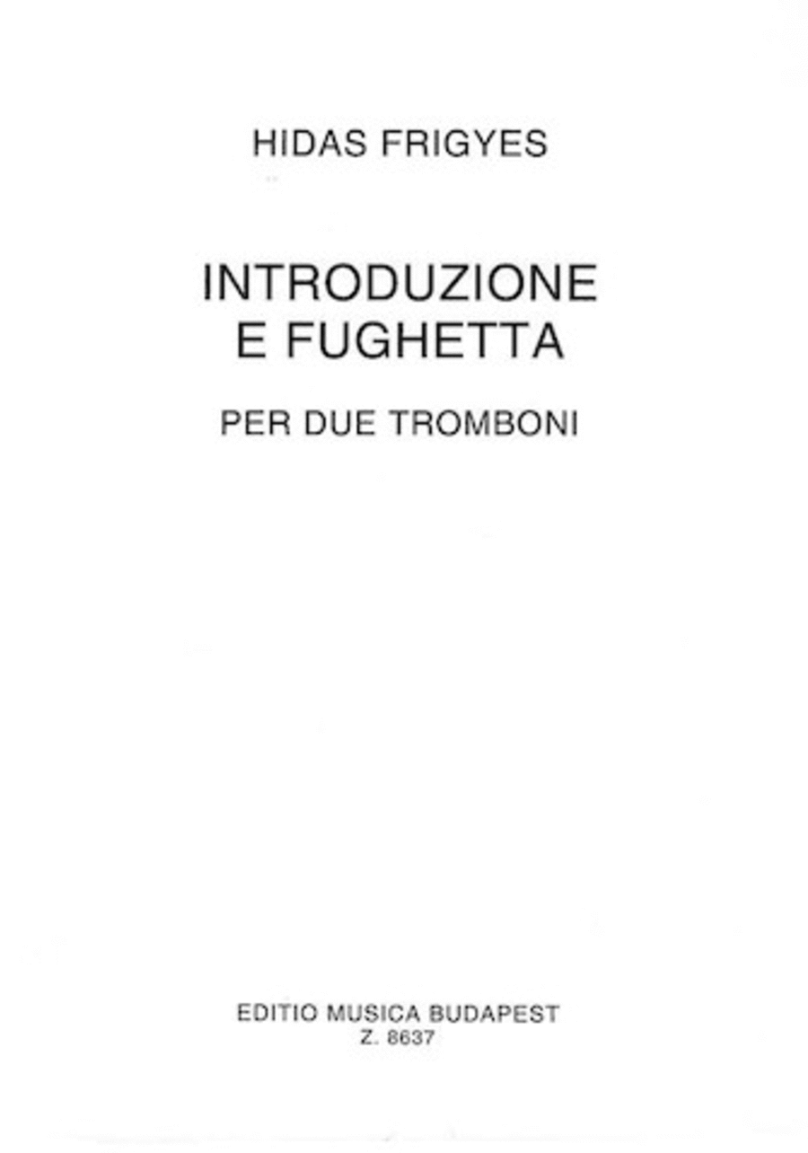 Introduction & Fugue for 2 Trombones Trombone Duet scores gallery preview page 1