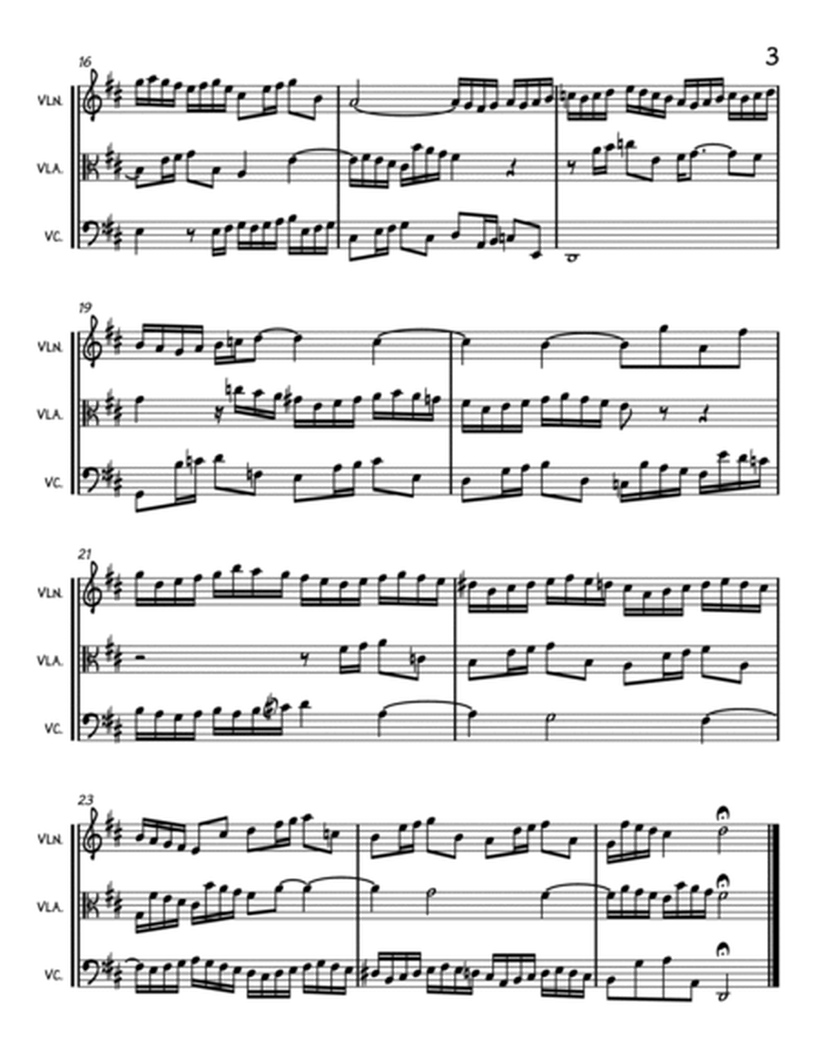 Invention a 3 voices Sinfonia No. 3 BWV 787 image number null