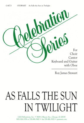 Book cover for As Falls the Sun in Twilight