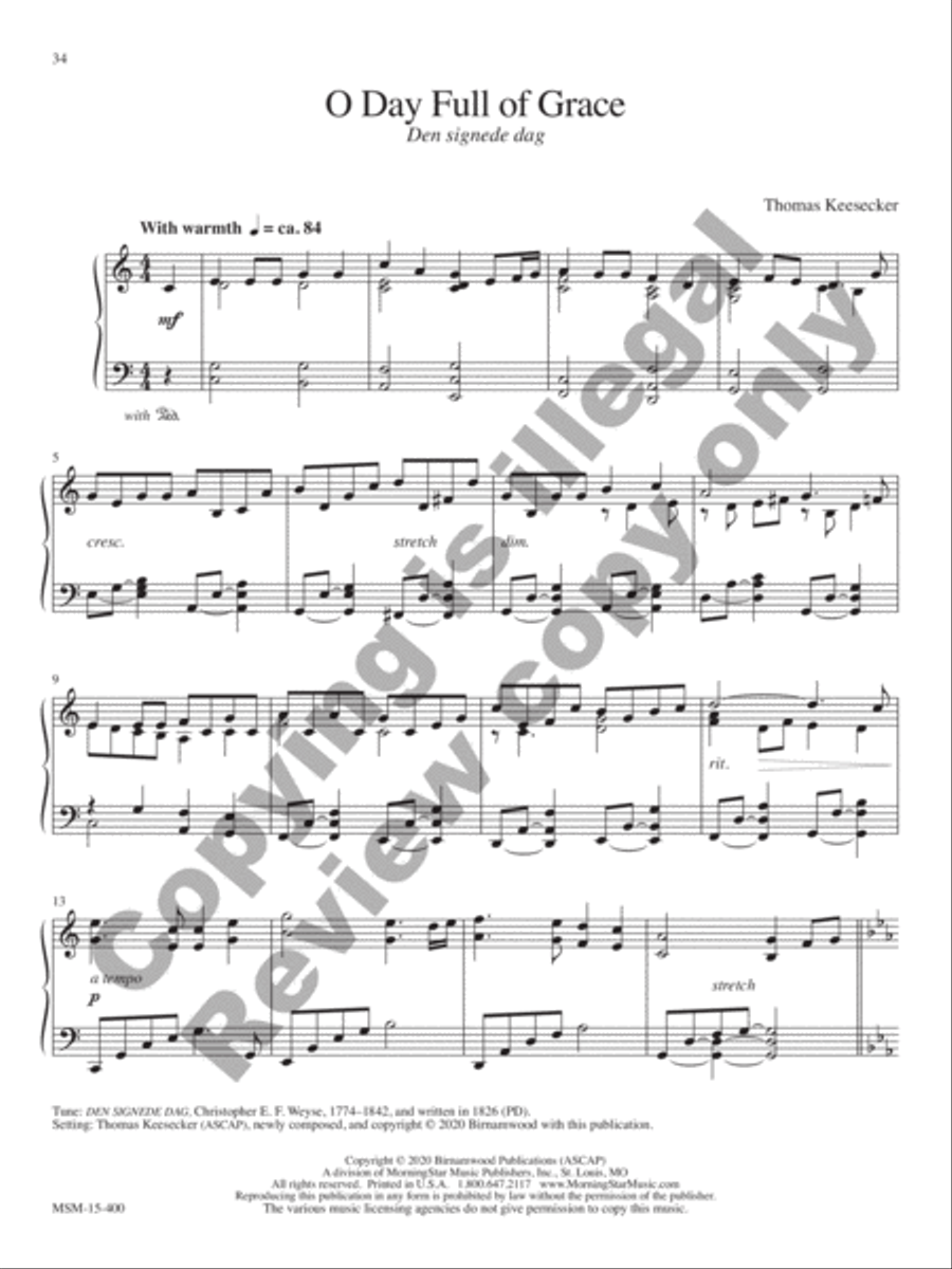 Easter Hope Piano Solo scores gallery preview page 12