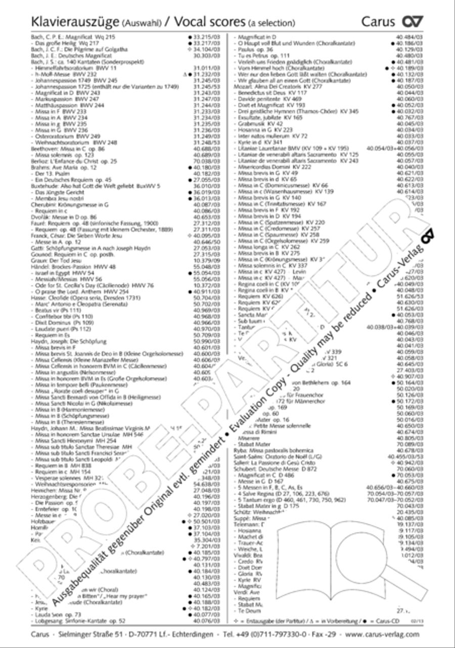 Magnificat in D ATB scores gallery preview page 57