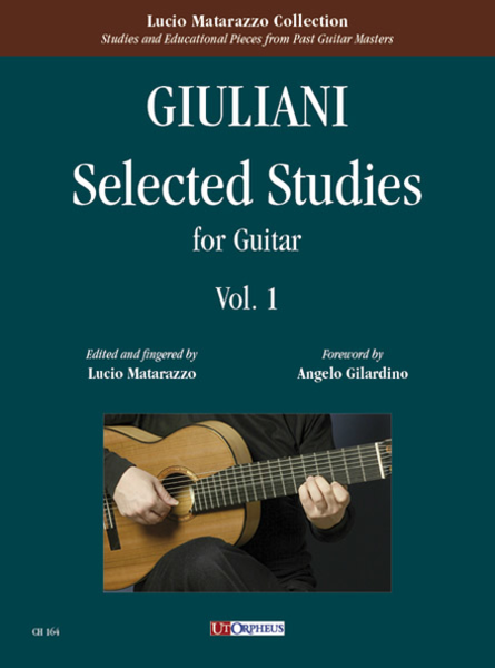 Selected Studies for Guitar - Vol. 1. Foreword by Angelo Gilardino
