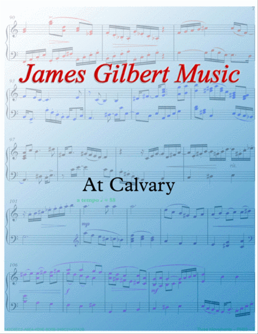 At Calvary Piano Solo scores gallery preview page 1