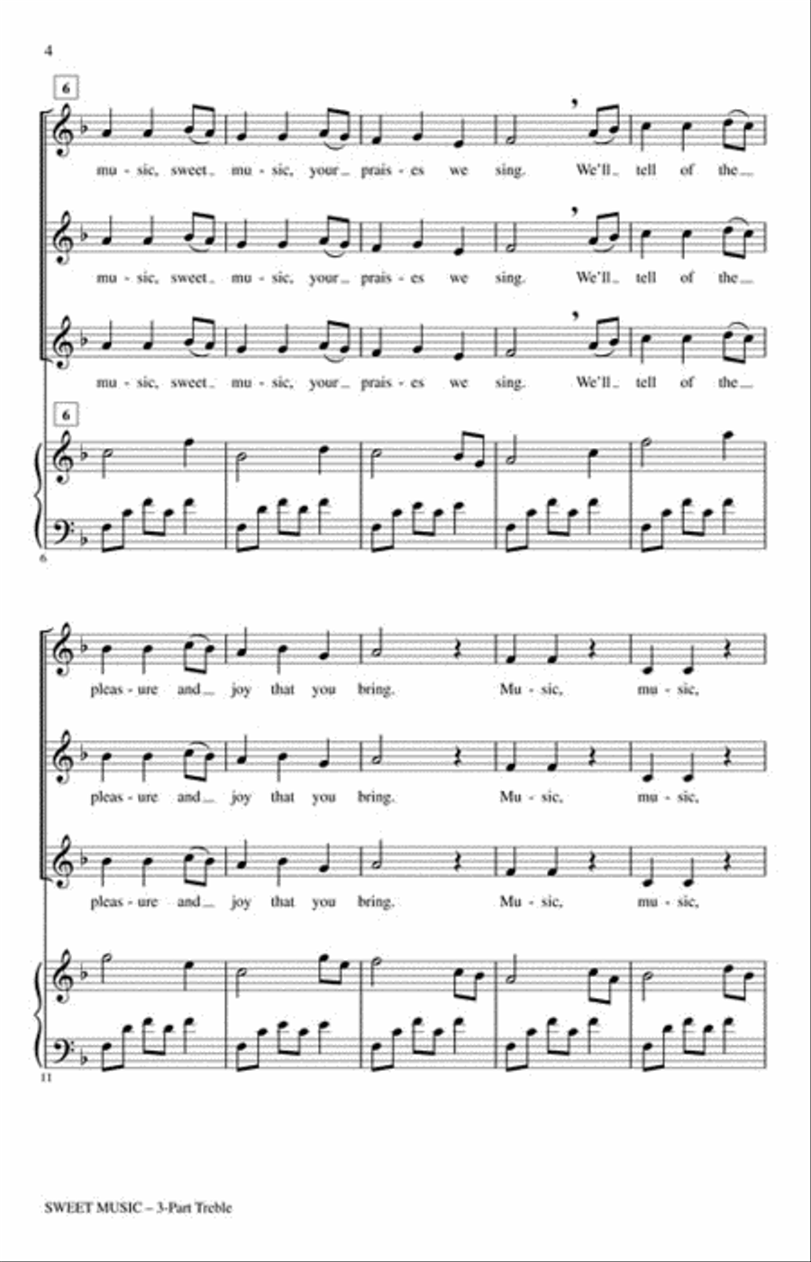 Sweet Music Choir scores gallery preview page 3