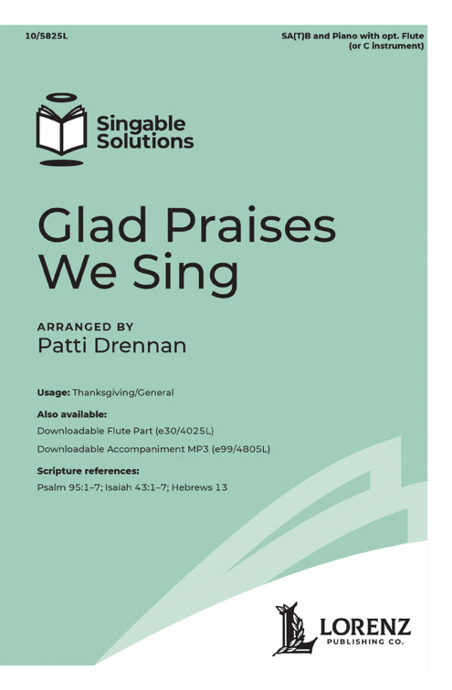 Glad Praises We Sing 3-Part scores gallery preview page 1