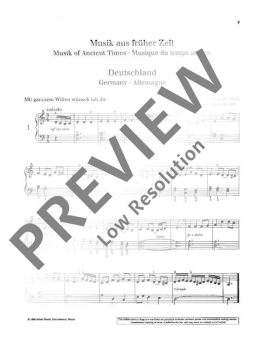 Music of Ancient Times Harpsichord scores gallery preview page 10