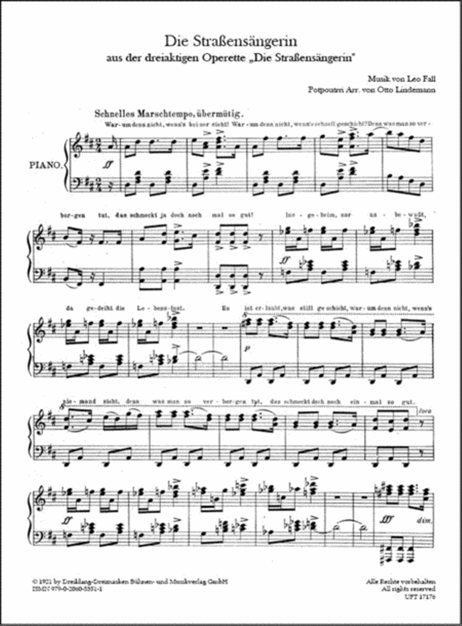 Die Straßensängerin Die Straßensängerin Piano Solo scores gallery preview page 2