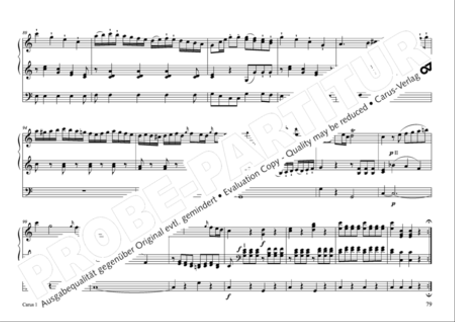 17 Church sonatas Organ Solo scores gallery preview page 80