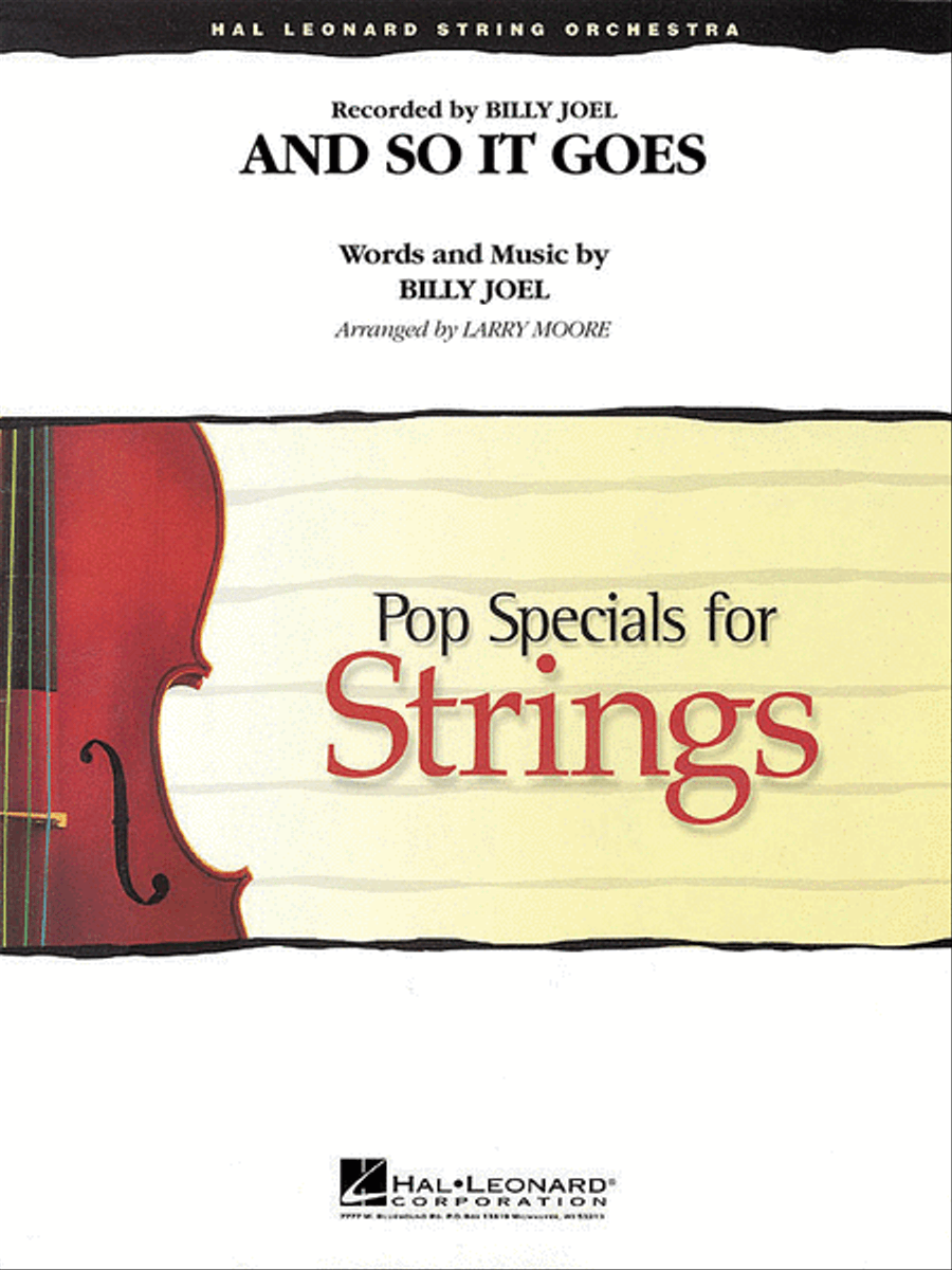 And So It Goes String Orchestra scores gallery preview page 1