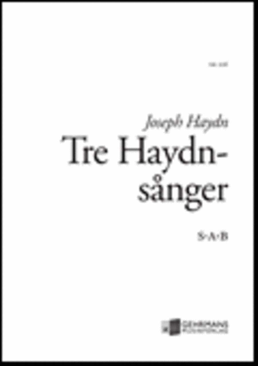 Tre Haydn-sanger 3-Part scores gallery preview page 1