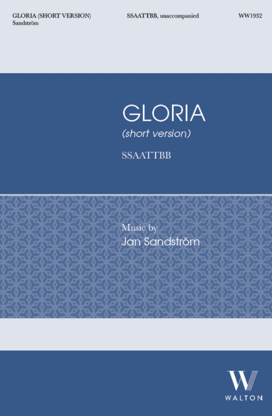Gloria SSAATTBB scores gallery preview page 1