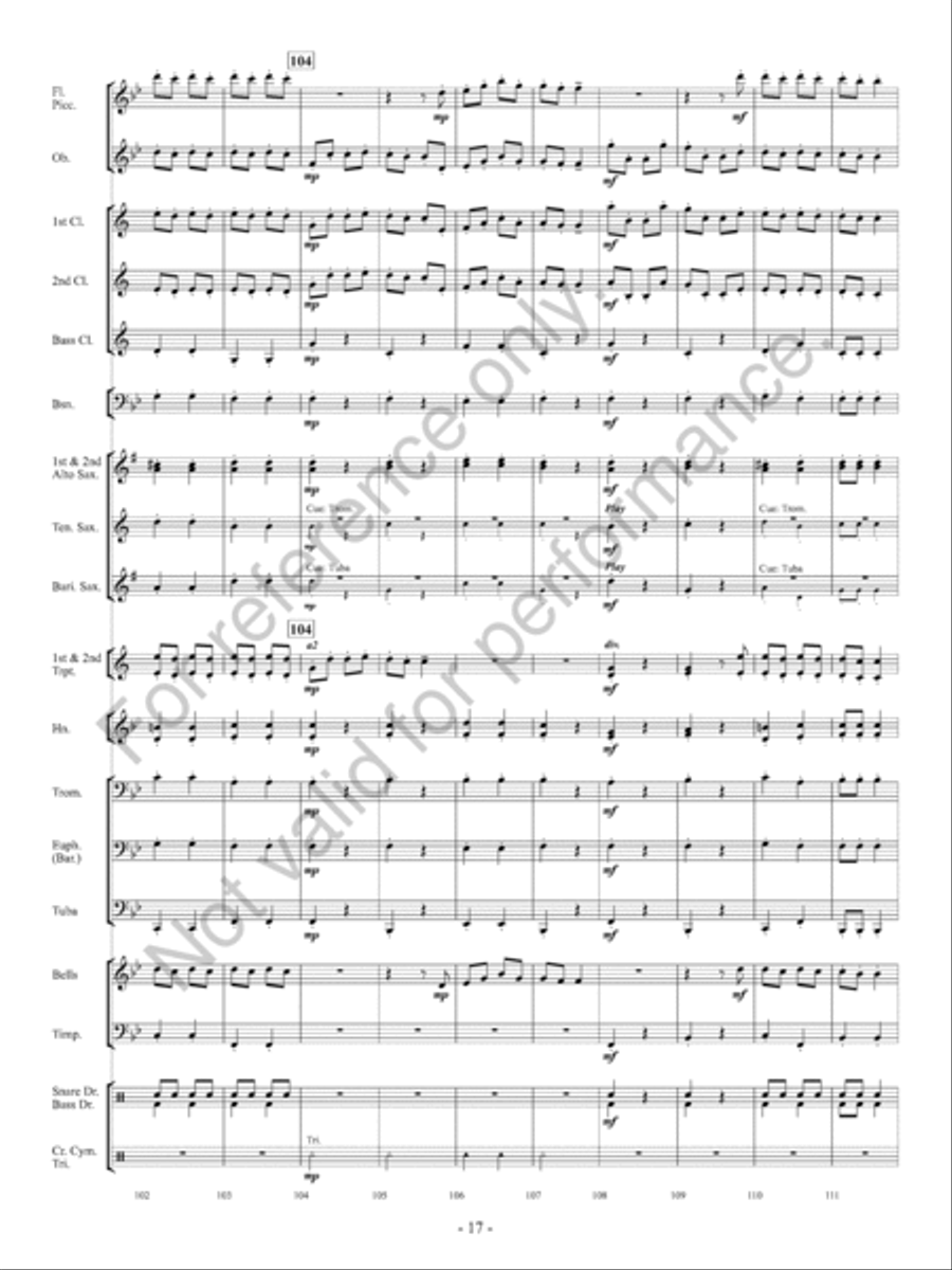 Orpheus Orpheus Concert Band scores gallery preview page 18